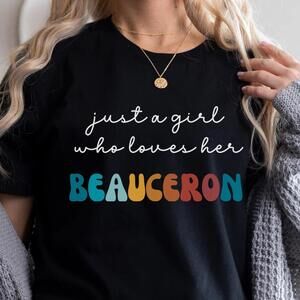 Beauceron Dog Shirt Gift For Girl Or Woman - Funny Dog T-Shirt - Beauceron